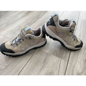 Salomon Contagrip Hiking Boot Shoes Women's Size 9 Beige Lace Up YS8 643001